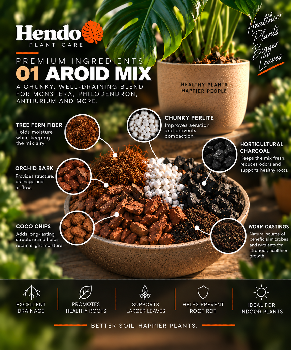 01 Chunky Aroid Mix premium ingredients