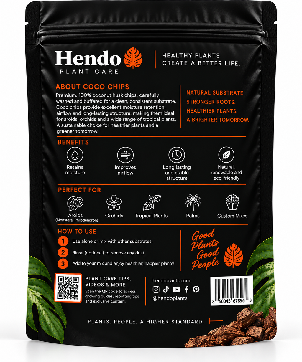 Hendo Plant Care C-03 Coco Chips back packaging