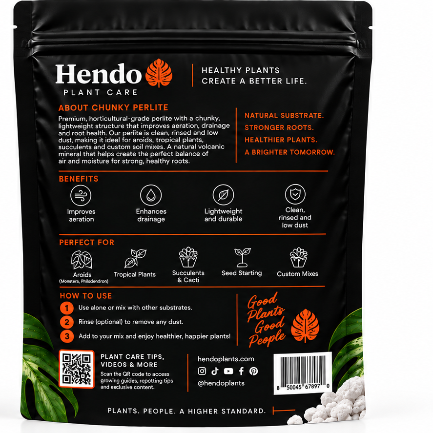 Hendo Plant Care C-04 Chunky Perlite back packaging